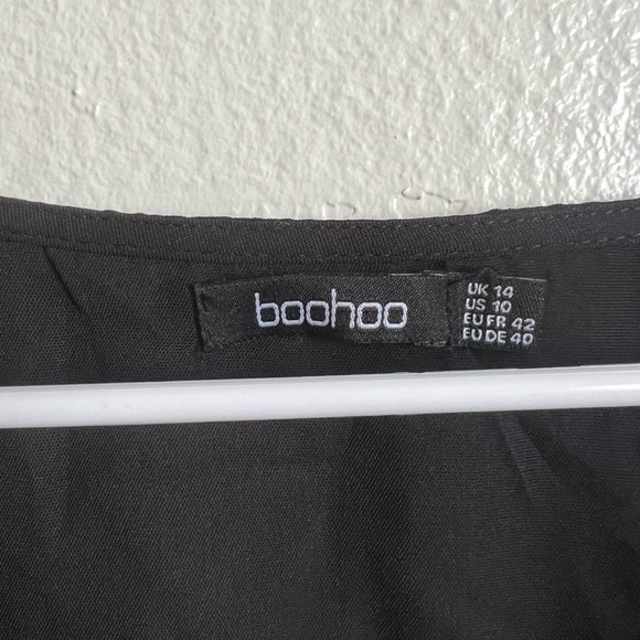 Boohoo Black Sheer Blouse - Picture 3 of 4